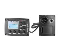 Piezo Pickups Acoustic Guitar 4-Band EQ Equalizer Tone And Volume Amplifier Preamp Piezo Pickup 6.35mm With Pitch Note Notch