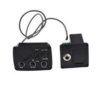 Piezo Pickups Acoustic Guitar Pickup 3-Band Equalizer Folk Guitar Pickup VOLUME/Tuner/Phase For Wooden Guitar Instrument Accessories