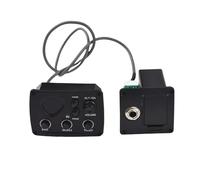 Piezo Pickups Acoustic Guitar Pickup 3-Band Equalizer Guitar Pickup VOLUME/Tuner/Phase For Wooden Guitar Instrument Accessories