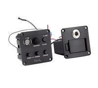 Piezo Pickups Acoustic Guitar Pickup Compatible With + EQ Mic Blend Preamp Adjustable For Acoustic Guitar Amplifier