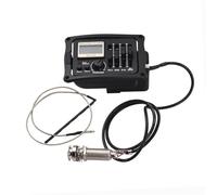 Piezo Pickups Acoustic Guitar Pickup EQ Plate Pickup Colorful LCD Screen Built-in Microphone With Calibration For Wooden Guitar