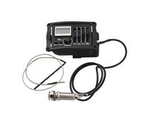 Piezo Pickups Acoustic Guitar Pickup EQ Plate Pickup LCD Screen Built-in Microphone With Calibration Wooden Guitar Component