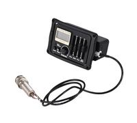 Piezo Pickups Acoustic Guitar Pickup EQ Plate Pickup LCD Screen Built-in Microphone With Calibration Wooden Guitar Accessories