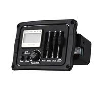 Piezo Pickups Acoustic Guitar Pickup EQ Plate Pickup LCD Screen Built-in Microphone With Calibration Wooden Guitar Instrument