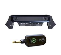 Piezo Pickups Acoustic Guitar Pickup Folk Guitar Professional Acoustic Guitar Vibration Pickup Without Opening(X2-black)