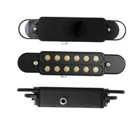 Piezo Pickups Classic 12-Hole Acoustic Guitar Sound Hole Pickup Magnetic Transducer With Audio Cable Noise Reduction Accessories