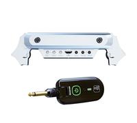 Piezo Pickups Classic Acoustic Guitar Pickup Folk Guitar Professional Acoustic Guitar Vibration Pickup Without Opening(X2-silver)