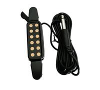 Piezo Pickups Classic Acoustic Guitar Pickup Transducer Amplifier Guitar Pickup Sound Hole Musical Instruments For Guitar(Gold)