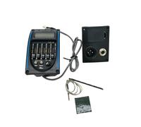 Piezo Pickups Classic Musical Instrument Accessories Pickup LC 5 Pickup Folk Classical Acoustic Guitar 5 Band EQ(Blue)
