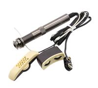 Piezo Pickups Folk Acoustic Guitar Pickup Guitar Equalizer Piezo Pickup Amplifier Tuner With 6.35Mm Output With Microphone