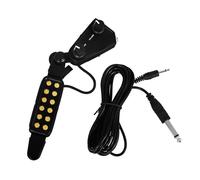 Piezo Pickups Folk Guitar Pickup No Need To Open A Hole Wooden Guitar Sound Hole Magnetic Pickup Adjustable Volume
