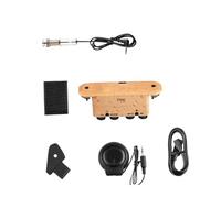 Piezo Pickups FR6 BT Guitar Pickup Soundhole Rechargeable Pickup With Reverberation Delay Effect Acoustic Coverage Enhancer