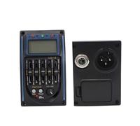 Piezo Pickups Guitar EQ Five-segment LCD Pickup Eq Electric Box Folk Guitar Classical Guitar Acoustic Guitar Pickup