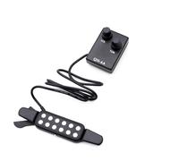 Piezo Pickups Guitar Pickup Folk Classical EQ Pickup Wooden Guitar Electric Pickup Open-End Pickup(Silver)