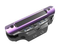 Piezo Pickups Guitar Pickup Preamp Soundhole Pickup With Volume & Tone Control Acoustic Guitar Accessories Pickup(Purple)