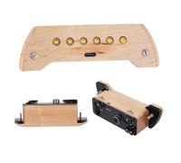 Piezo Pickups JC-A2 Acoustic Guitar Pickup Guitar Accessories Dual-Coil Active Pickup For Acoustic Guitar(Burlywood)