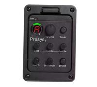 Piezo Pickups Music Lovers Piezo Pickup Acoustic Guitar Preamp 4 Band Acoustic Guitar Pickup Preamp EQ Tuner Mic Blend Preamp