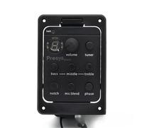 Piezo Pickups Pickup 4 Band Acoustic Guitar Pickup With Tuner 301/201 Mic Blend Preamp EQ Tuner Guitar Amplifier Guitar Truss(B 301)