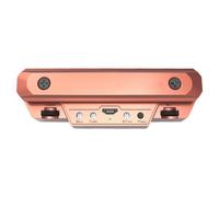 Piezo Pickups Pickup X0 Folk Acoustic Guitar No Hole Punching Professional Performance Plus Vibration Electric Box Amplification(Orange)