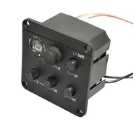 Piezo Pickups Professional 4 Band Acoustic Guitar Pickup Preamp EQ Tuner Piezo Mic Beat For Applicable To Acoustic Guitar Pickup(ISYS)