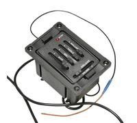 Piezo Pickups Professional 4 Band Acoustic Guitar Pickup Preamp EQ Tuner Piezo Mic Beat For Applicable To Acoustic Guitar Pickup(Classic 4)