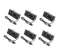 Piezo Pickups Professional 6 Pcs 4 Band Acoustic Guitar Equalizer Acoustic Guitar Preamp Amplifier Piezo Pickup 6.5MM Output