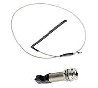 Piezo Pickups Professional Guitar Endpin Preamp Pickup Bridge Saddle EQ Piezo 6.35mm Output Socket Cylinder Acoustic Pickup