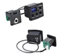 Piezo Pickups Ukelele Piezo Pickup Preamp 3-Band EQ Equalizer Tuner With LCD Display Acoustic Guitar Pickup