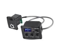 Piezo Pickups Ukelele Piezo Pickup Preamp 3-Band EQ Equalizer Tuner With LCD Display Pickup Professional Guitar Accessories