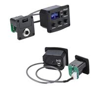 Piezo Pickups Ukelele Uke Piezo Pickup Preamp 3-Band EQ Equalizer Tuner With LCD Display