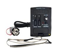 Piezo Pickups Ukulele Piezo Guitar Pickup Preamp 2-Band EQ Equalizer Tuner Pickup Professional Guitar Musical Instrument Accessories(A)