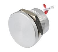 PIEZO VANDAL RESIST SWITCH, SPST, 24V, 0.2A, Anti Vandal Switches, PBAR2AF0000