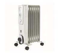 Pifco 1.5kW White 7 Fins Oil Filled Radiator - PIF203854