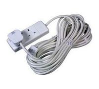 Pifco 13 Amp 2 Gang Extension Socket C/w 2M Lead