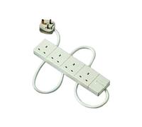 Pifco 13 Amp 4 Gang Extension Socket C/w 2M Lead + Plug