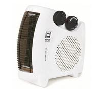 PIFCO 203830 Dual Position Portable Fan Heater with Thermostat 2KW - White