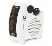 PIFCO 203830 Dual Position Portable Fan Heater with Thermostat 2KW - White