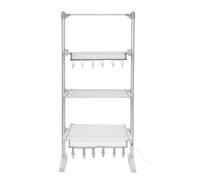 PIFCO 3 Tier Heated Clothes Airer - Electric Clothes Dryer with 36 Heated Bars, Foldable and Energy-Efficient Heated Drying Rack for Indoor Use, Holds Up to 30kg, Quick-Drying Laundry Solution