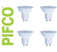 PIFCO 4 x 3WATT LED GU10 220 LUMEN ENERGY SAVING WARM WHITE LIGHT BULBS