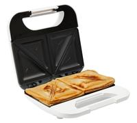 PIFCO 750W White Sandwich Toaster Non Stick Electric Toastie Maker with Cool Tou
