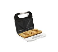 PIFCO 750W White Sandwich Toaster - Non-Stick Electric Toastie Maker with Cool-Touch Handle - Compact Sandwich Toaster for Students, Best for Small Kitchens, Ideal Home Kitchen Appliance