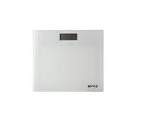 Pifco Electronic Digital Bathroom Scales - Precision LCD Display, Toughened Safety Glass, Slim Modern Design - White 197078