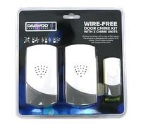 PIFCO ES187 Cordless Doorbell Chime Plug-In, White