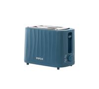 Pifco Ripple 2 Slice Toaster, 7 Browning Settings, Reheat Defrost Cancel Functions, Teal