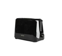 PIFCO® Black Toaster 2 Slice - 700W - 6 Browning Controls & Anti-Jam Function - Compact Design 2 Slice Toaster - Easy to Clean with Removable Crumbs Tray
