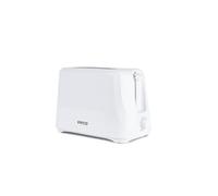 PIFCO White Toaster 2 Slice Affordable Variable Browning Controls Auto ShutOff Removable Crumb Tray and UserFriendly Kitchen Essential Compact