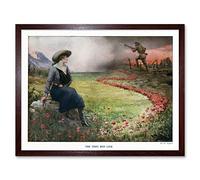 Piffard The Thin Red Line War Painting Art Print Framed Poster Wall Decor 12x16 inch