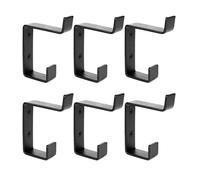 Piffny Robe & Towel Hook (Hat and Coat Black)