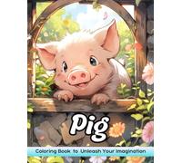 Pig: Adult Coloring Book with Pig for Stress Relief and Relaxation