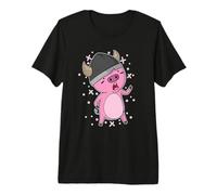 Pig as Viking Premium T-Shirt